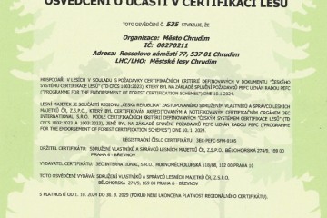 certifikát