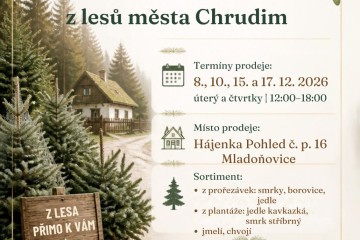Vánoční pozvánka na prodej stromků (1)