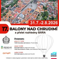 17. ročník Balóny nad Chrudimí 31.7. - 2.8.2026