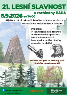 LESNÍ SLAVNOST NA ČERTOVĚ SKLACE 6.9.2026