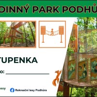 Dárkové poukazy do Rodinného parku Podhůra